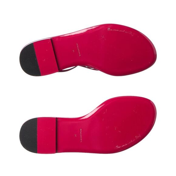 Dolce & Gabbana Leather Thong Sandal (Authentic Pre-Loved), Pink
